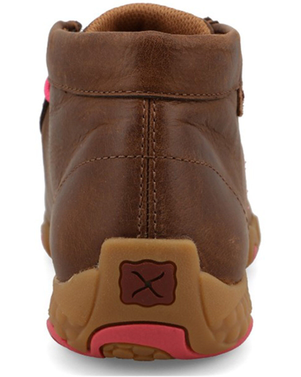 Image #5 - Twisted X Women's Tough Enough to Wear Pink Chukka Driving Mocs, Brown, hi-res