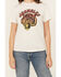 Image #3 - Wrangler Women's Tiger Short Sleeve Graphic Tee, White, hi-res