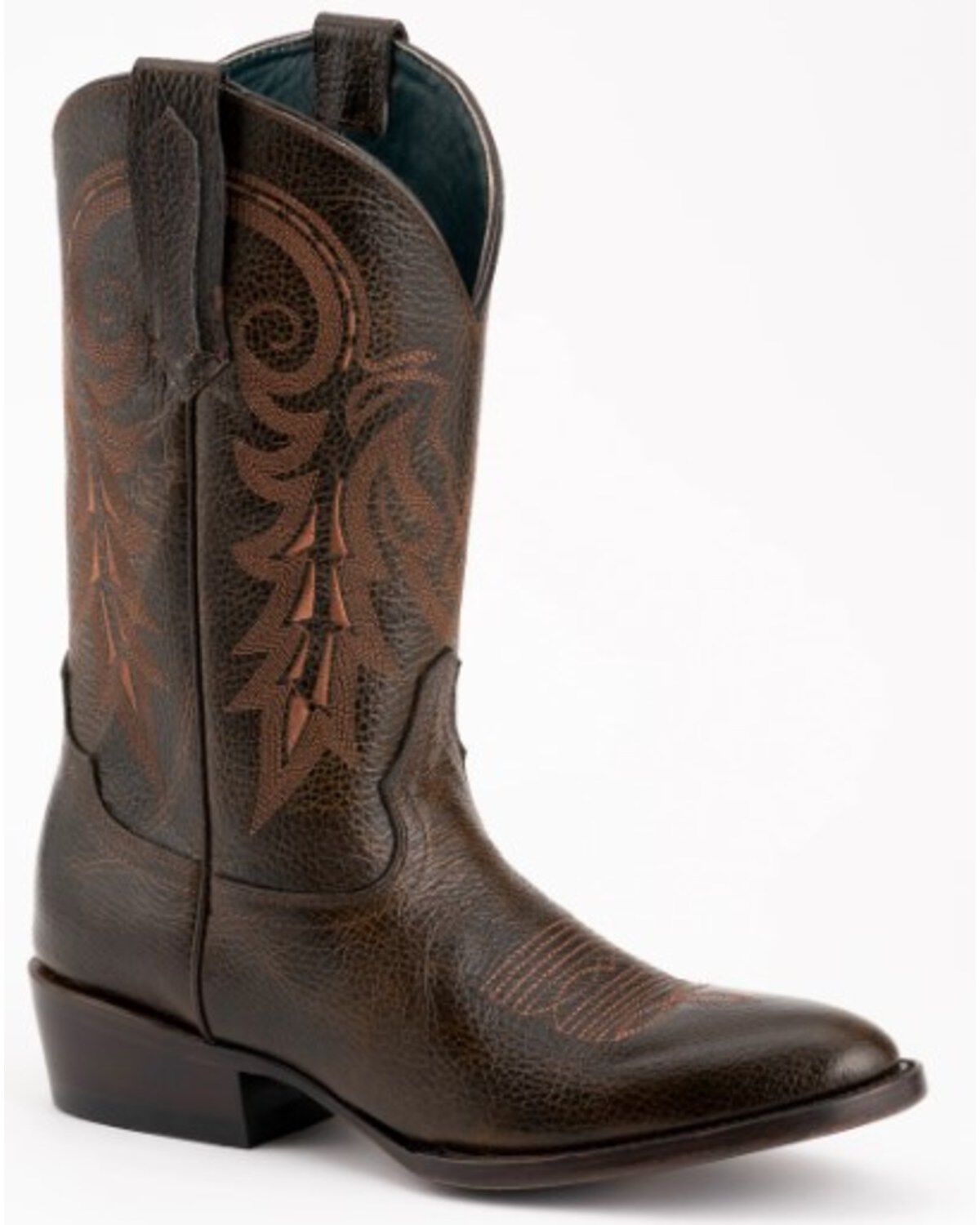 Image #1 - Ferrini Men's Remington Western Boots - Round Toe, Chocolate, hi-res