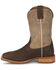 Image #3 - Justin Men's Outlaw Rustle Performance Western Boots - Broad Square Toe, Brown, hi-res