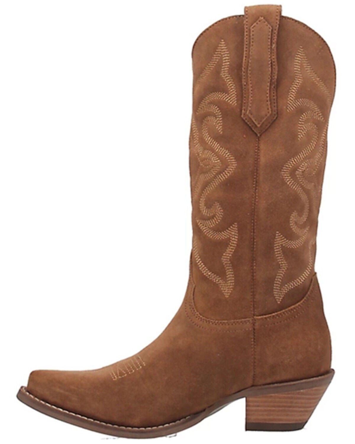 Image #3 - Dingo Women's Out West Suede Tall Western Boots - Round Toe, Camel, hi-res