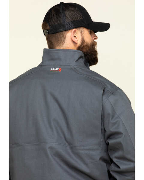 Image #5 - Ariat Men's Iron Grey FR Max Move Insulated Waterproof Work Jacket , , hi-res