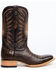 Image #2 - Tanner Mark Men's Shawnee Exotic Caiman Belly Western Boots - Broad Square Toe, Dark Brown, hi-res
