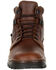 Rocky Men's Outback Waterproof Outdoor Boots - Round Toe, Brown, hi-res