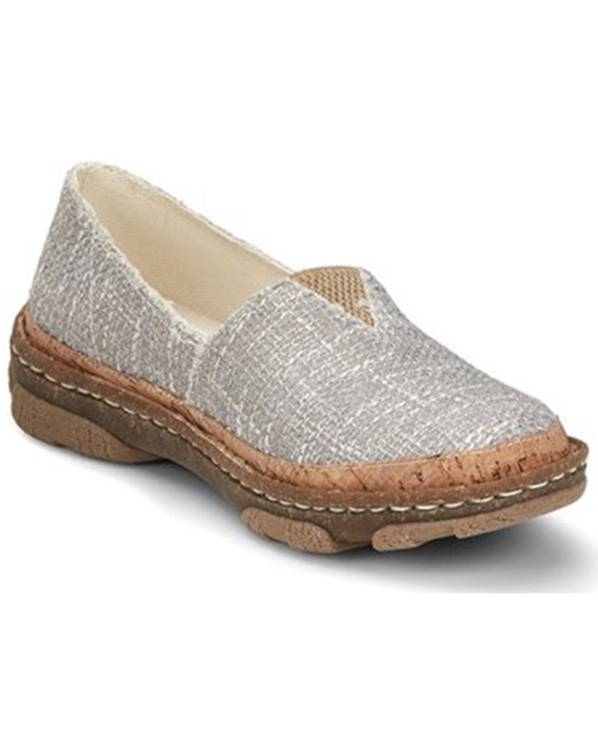 Tony Lama Women's Renata Slip-On Casual Shoes, Grey, hi-res