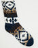 Image #1 - Cody James Men's Judson Southwestern Print Crew Socks, Blue, hi-res