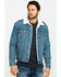 Image #1 - Levi's Men's Juniper Sherpa Lined Trucker Denim Jacket, Blue, hi-res