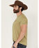 Image #4 - Ariat Men's Circle Desert Short Sleeve Graphic T-Shirt, Green, hi-res