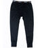 Image #2 - Hawx Men's Mid-Weight Base Layer Thermal Work Pants, Black, hi-res