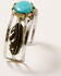 Image #2 - Shyanne Women's Ida Gold Feather Cuff Bracelet, Silver, hi-res