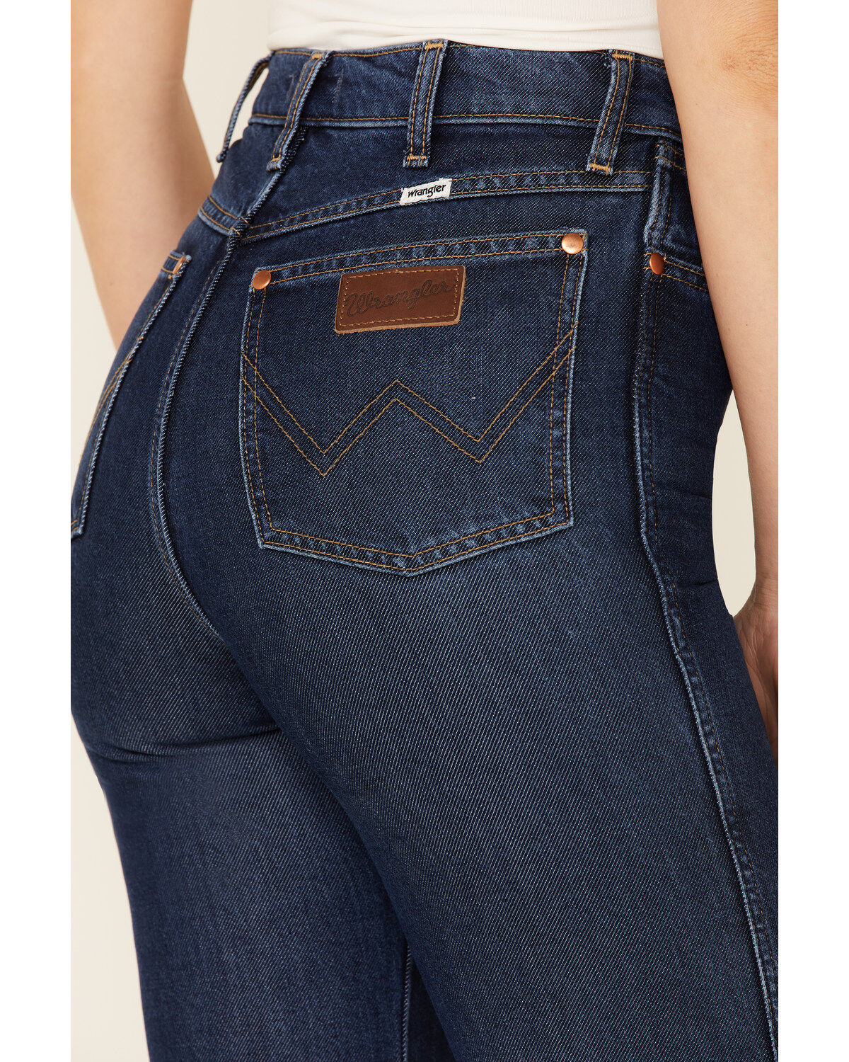 Image #4 - Wrangler Modern Women's Dark Wash Wanderer Flare Jeans, , hi-res