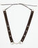 Image #3 - Shyanne Women's Snaffle Bit and Stars Suede Hatband, Brown, hi-res