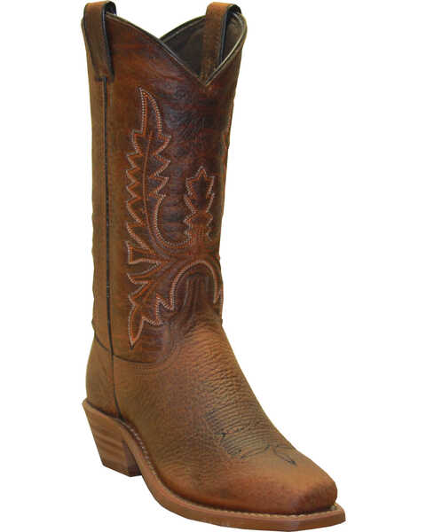 Abilene Women's 11" Bison Western Boots, Brown, hi-res