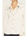 Image #3 - Idyllwind Women's Fairlawn Sateen Studded Long Sleeve Button-Down Western Shirt, Cream, hi-res