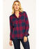Image #1 - Dickies Women's Plaid Long Sleeve Flannel Shirt, , hi-res