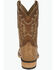 Image #5 - Tony Lama Men's Heritage Juan Exotic Ostrich Western Boots - Broad Square Toe, Brandy Brown, hi-res