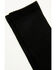 Image #2 - Boot Barn Women's Basic Crew Socks - 3 Pack, Black, hi-res