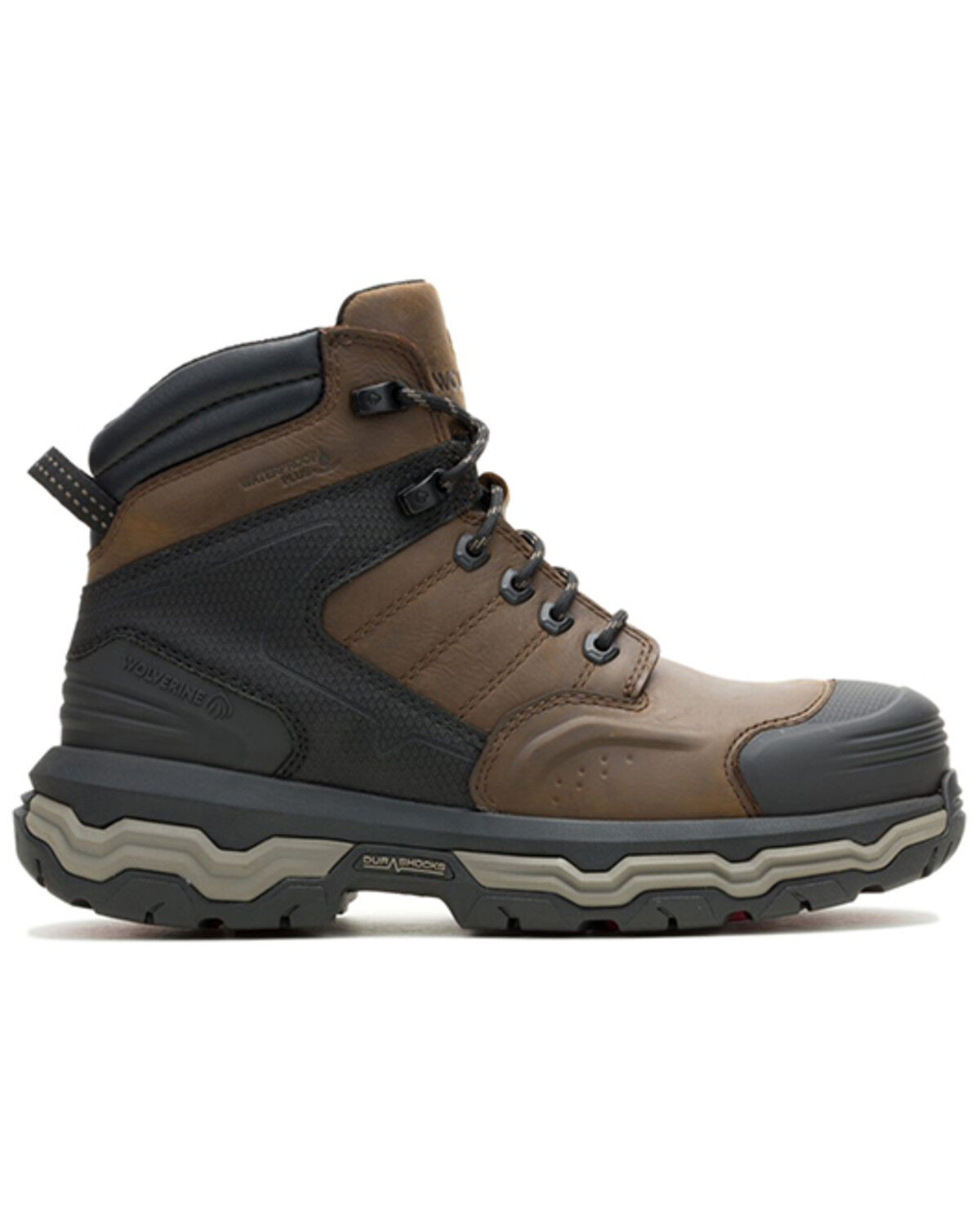 Image #2 - Wolverine Men's Alpha Infinity Waterproof Work Boots - Soft Toe, Taupe, hi-res