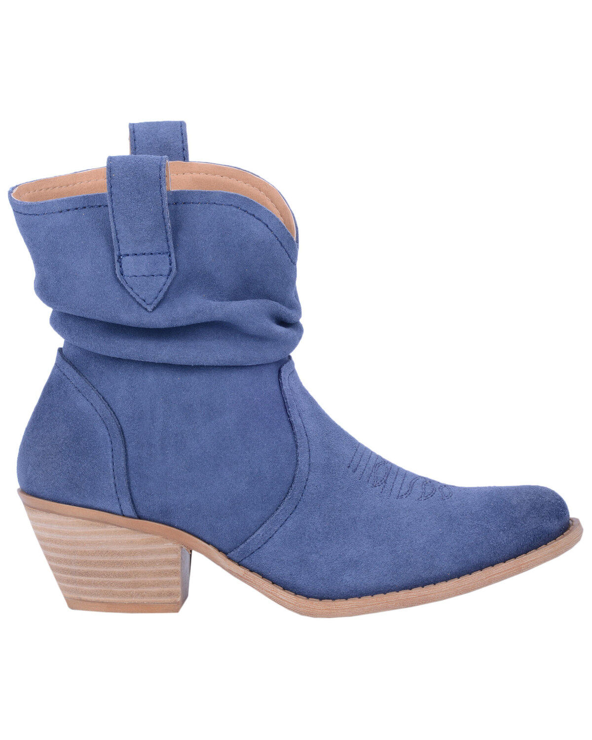 blue western booties