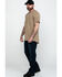Hawx Men's Pocket Crew Short Sleeve Work T-Shirt , Tan, hi-res