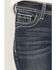 Image #4 - Grace in LA Girls' Embroidered Bootcut Stretch Denim Jeans, Medium Wash, hi-res