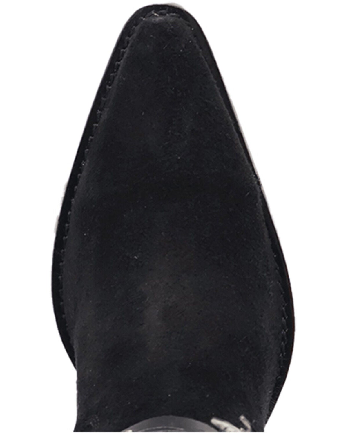 Image #6 - Dingo Women's Buck Wild Suede Tall Western Boots - Round Toe, Black, hi-res