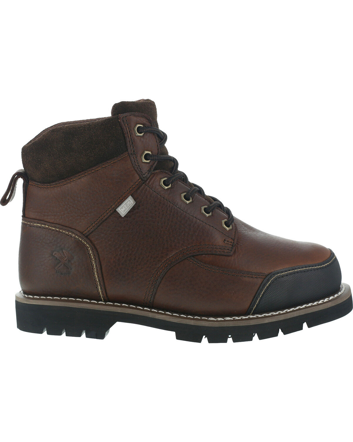 Image #3 - Iron Age Men's Dozer Met Guard Work Boots - Steel Toe, Brown, hi-res