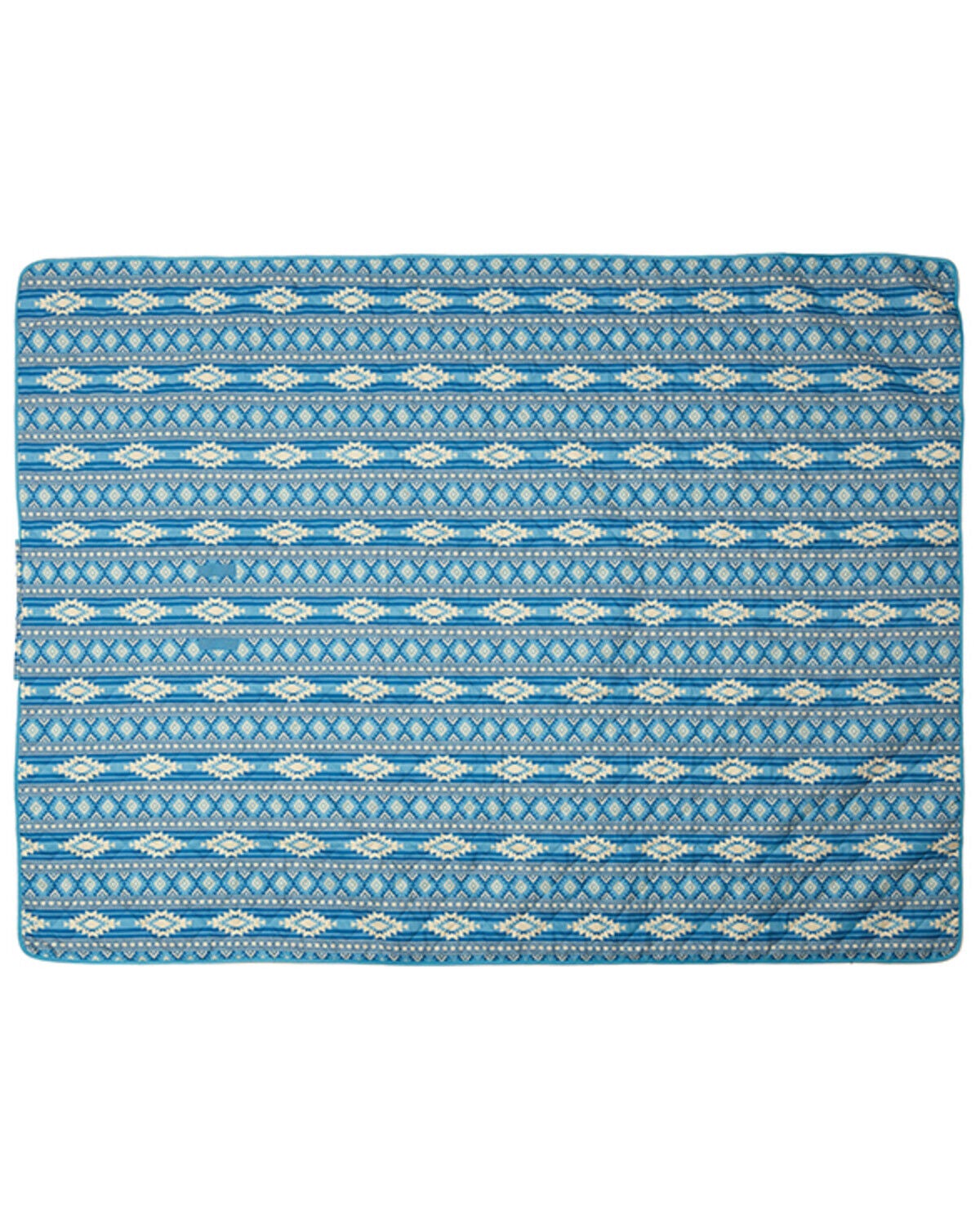 Carstens Home Sundance Printed Picnic Blanket, Blue, hi-res