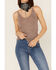 Beyond The Radar Women's Sweater Knit Cami, Oatmeal, hi-res
