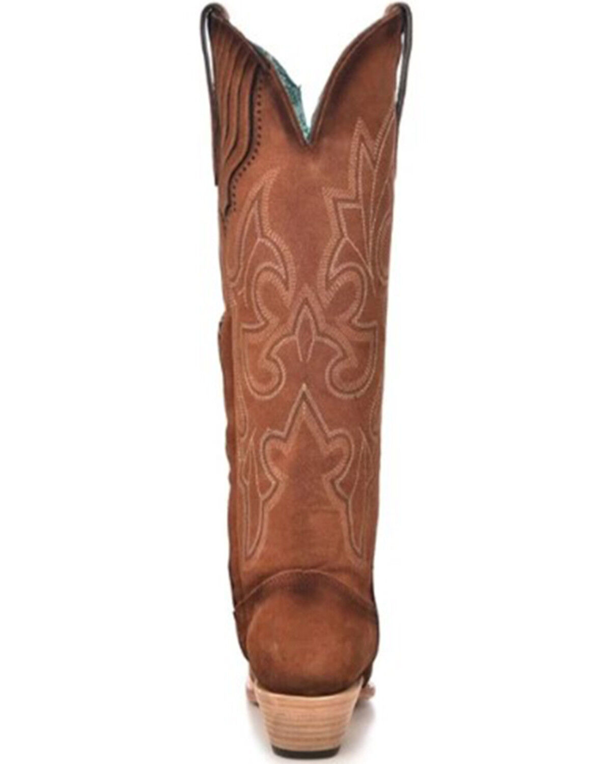Image #4 - Corral Women's Shedron Suede Tall Western Boots - Snip Toe, Rust Copper, hi-res