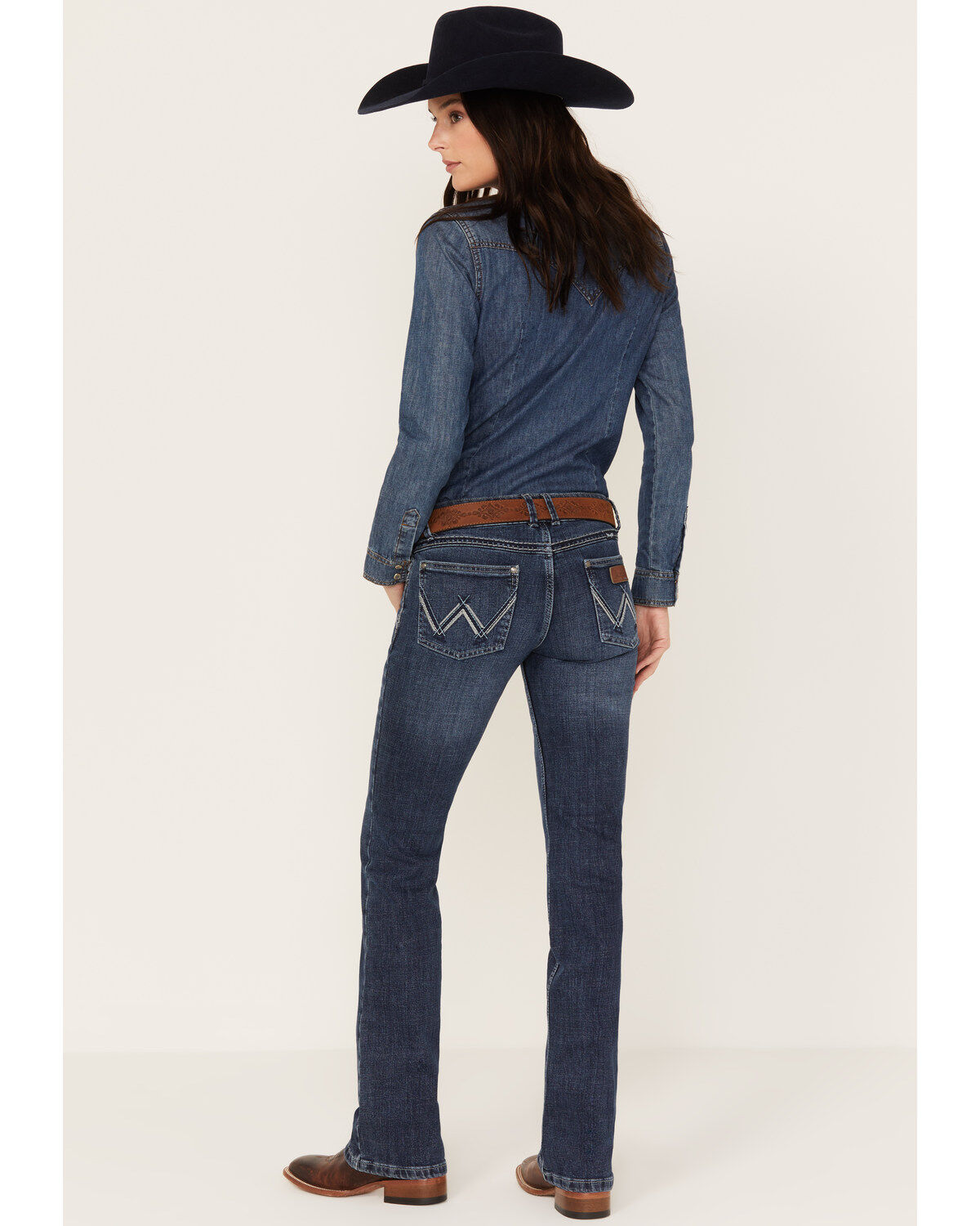 Product Name:  Wrangler Retro Women's Sadie Bootcut Medium Wash Low Rise Stretch Jeans