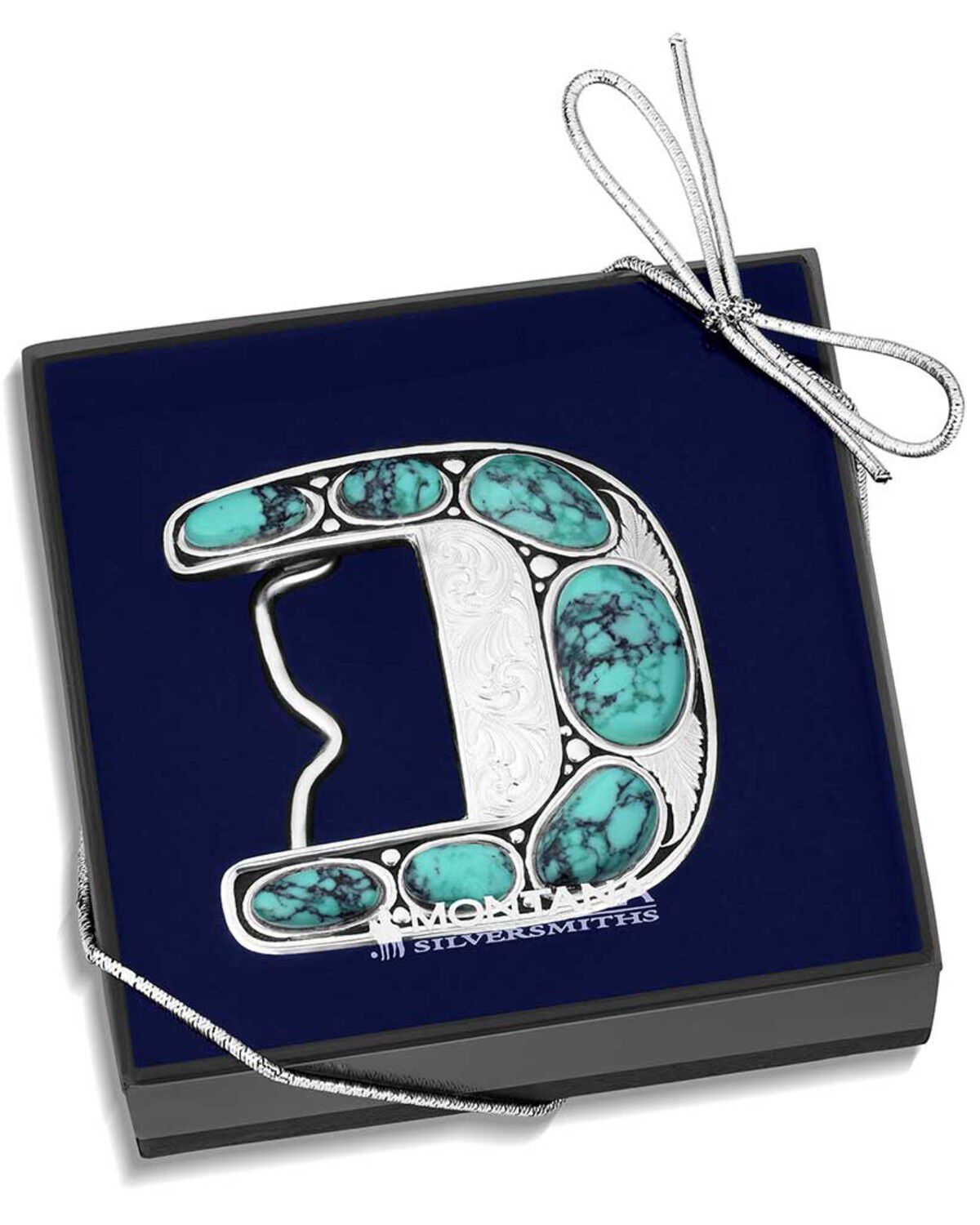 Image #3 - Montana Silversmiths Women's Clear Blue Sky Belt Buckle, Silver, hi-res