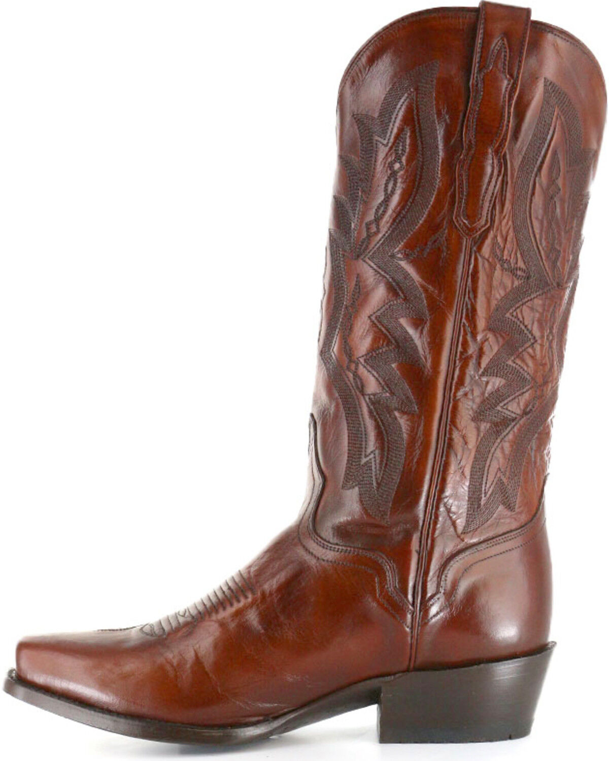 Image #3 - El Dorado Men's Handmade Antique Calf Western Boots - Square Toe, , hi-res
