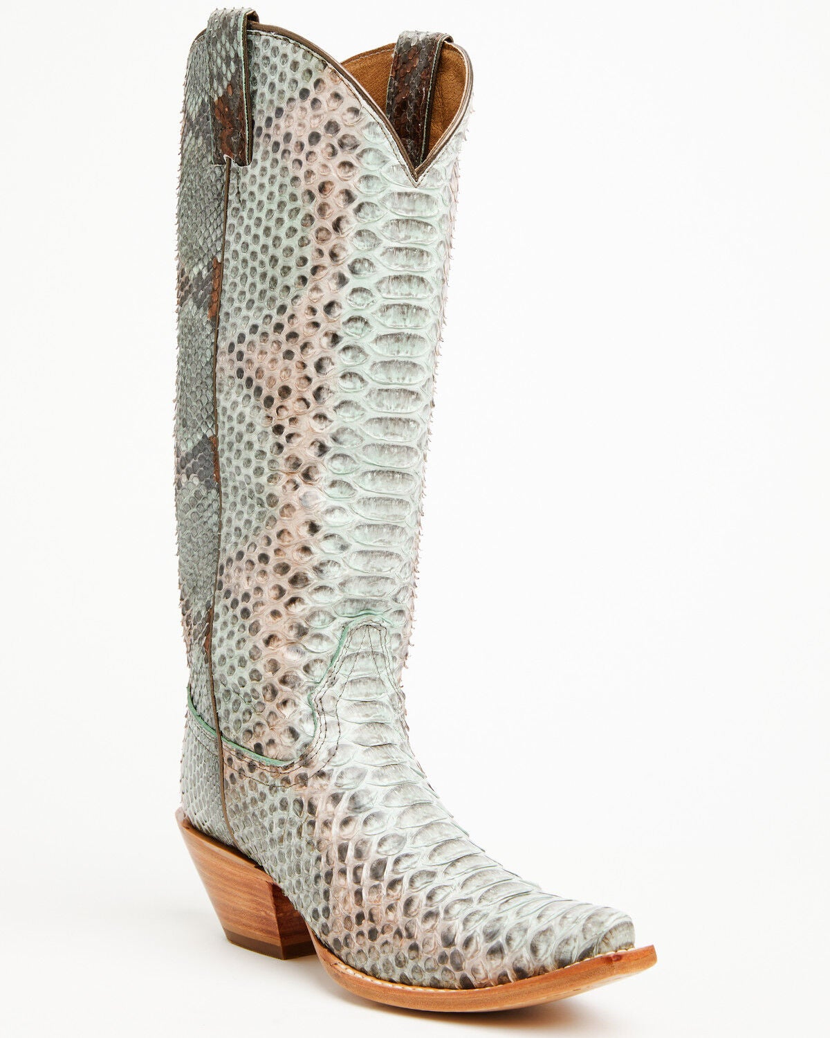 Image #1 - Idyllwind Women's Slay Exotic Python Western Boots - Snip Toe, Multi, hi-res