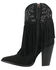Image #3 - Dingo Women's Crazy Train Leather Booties - Round Toe, Black, hi-res