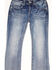 Image #4 - Shyanne Girls' Light Embroidered Faux Flap Pocket Bootcut Jeans, Blue, hi-res