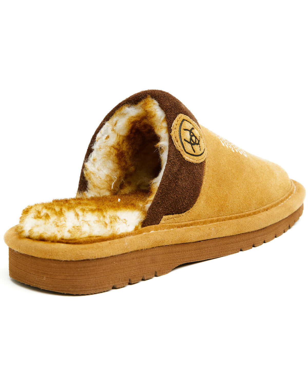 Image #4 - Ariat Boys' Silversmith Square Toe Slippers, Chestnut, hi-res