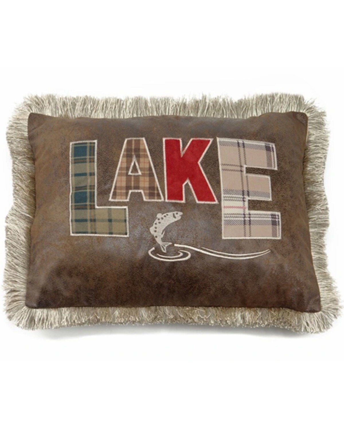 Carstens Lake Pillow, Brown, hi-res
