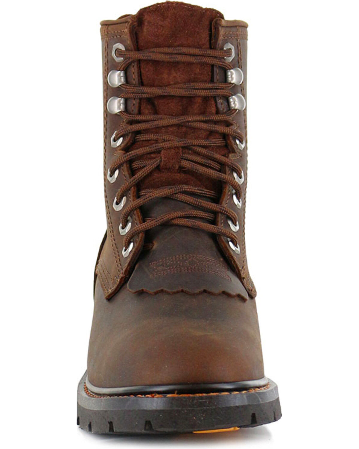 Image #4 - Cody James Men's 8" Lace-Up Kiltie Work Boots - Soft Toe, , hi-res