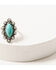 Image #4 - Shyanne Women's Silver & Turquoise Beaded 4-piece Ring Set, Silver, hi-res