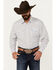 Image #1 - Rodeo Clothing Men's Southwestern Geo Print Long Sleeve Pearl Snap Western Shirt, , hi-res