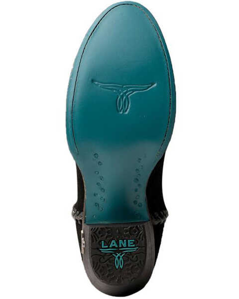 Image #6 - Lane Women's Plain Jane Western Boots - Round Toe, Black, hi-res