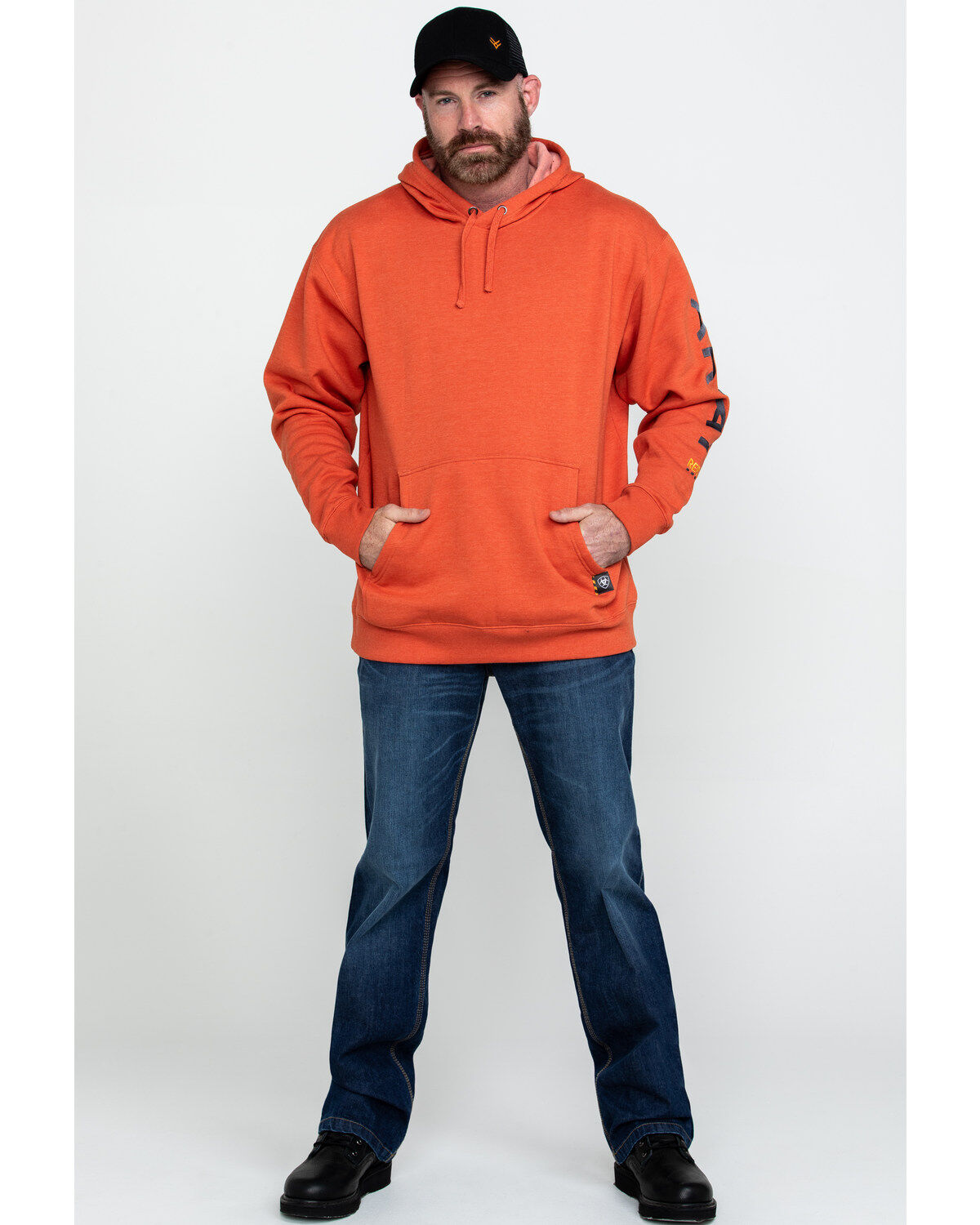 Big and tall orange hoodie clearance