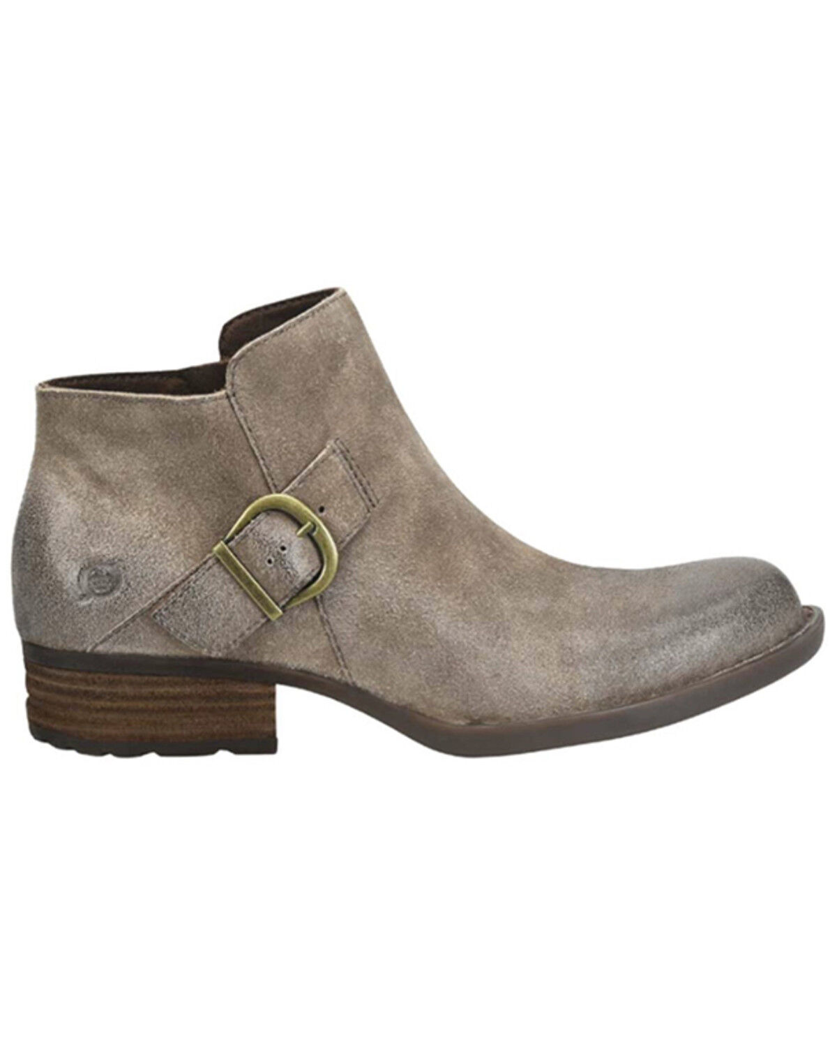 Image #2 - Born Women's Kace Booties - Round Toe, Taupe, hi-res