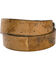 Image #2 - Justin Men's Tailgunner Leather Belt, Tan, hi-res