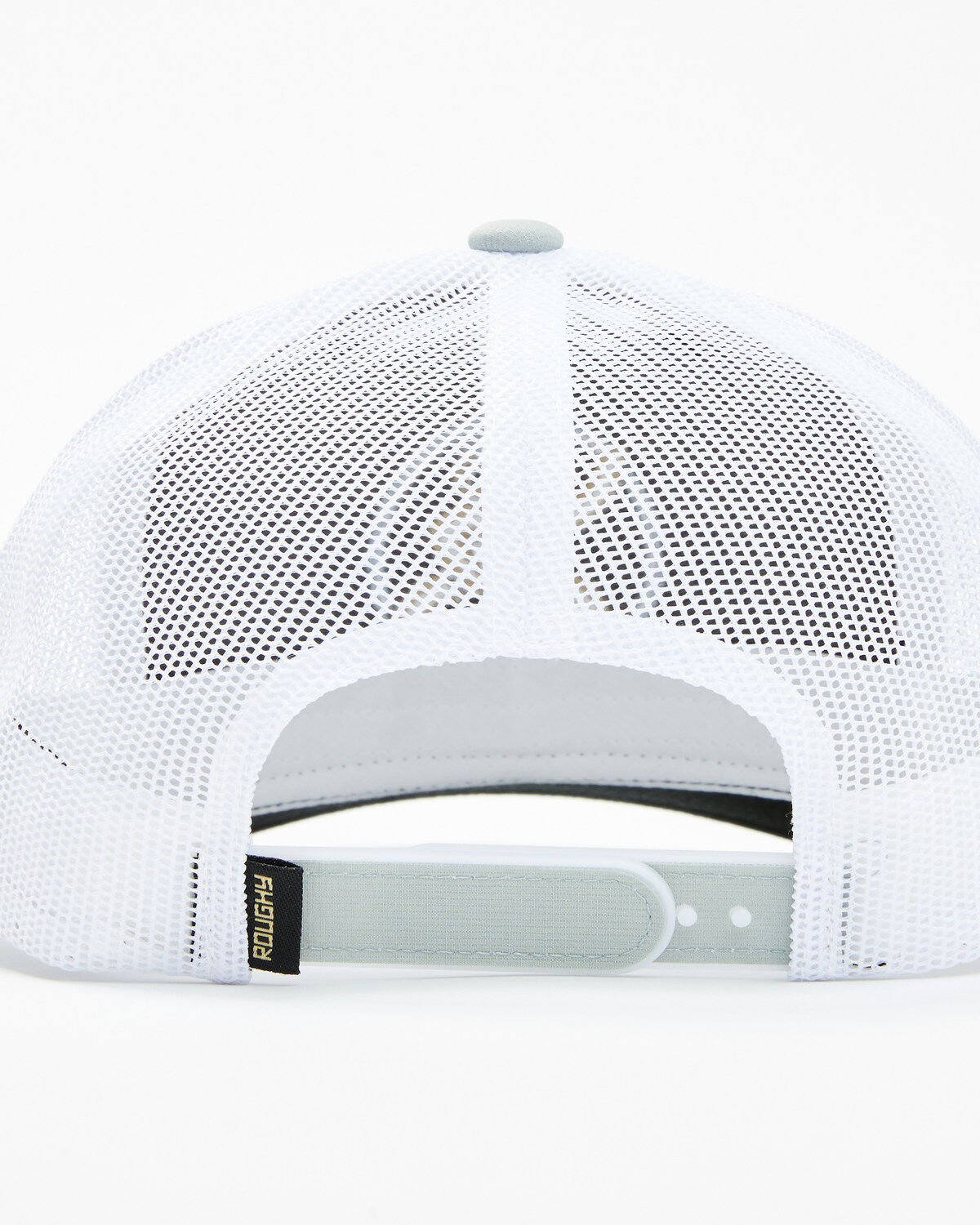 Image #3 - Hooey Men's Strap Logo Trucker Cap, Black/white, hi-res