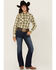 Image #1 - Ariat Women's Perfect Rise Stretch Rosa Bootcut Jeans, Blue, hi-res