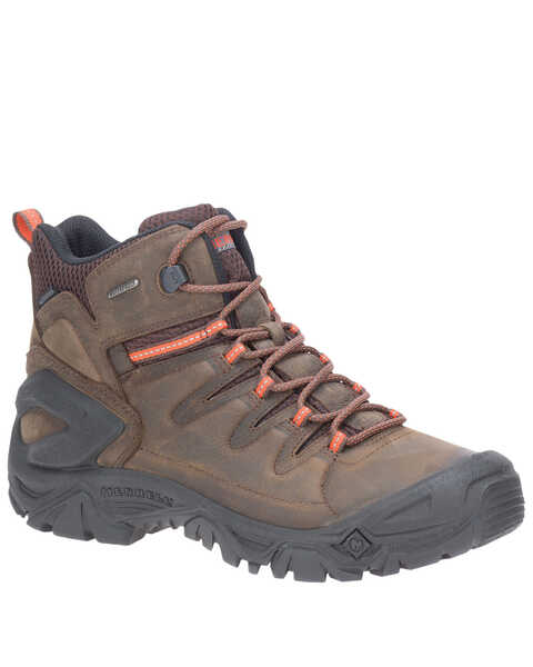 Merrell Men's Strongbound Peak Hiking Boots - Soft Toe, Brown, hi-res