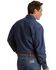 Image #2 - Wrangler Men's Cowboy Cut Work Twill Shirt, Indigo, hi-res