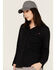 Image #2 - Timberland Pro Women's FR Cotton Core Button-Down Work Shirt, Black, hi-res